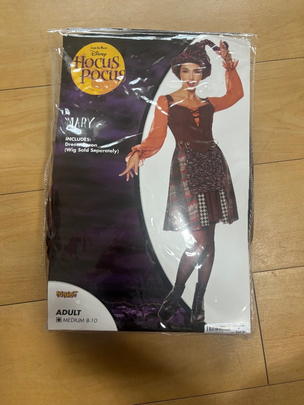 NWT Hocus Pocus Adult Mary Sanderson Dress size M - Picture 2 of 4
